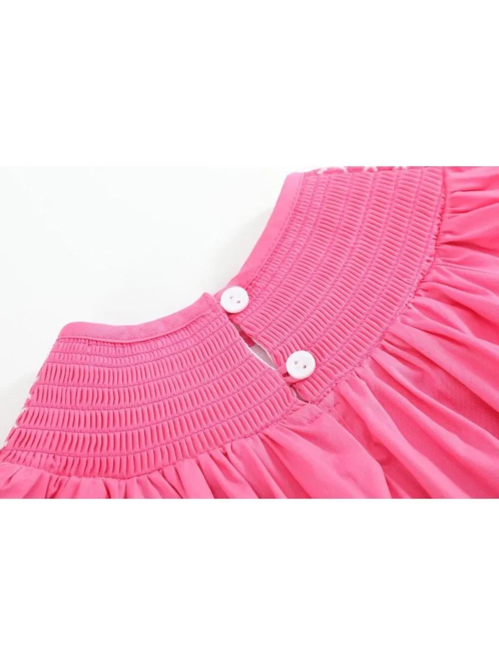 Adorable Pink Gingham Smocked Bishop Dress for Baby Girls - Perfect for Spring!